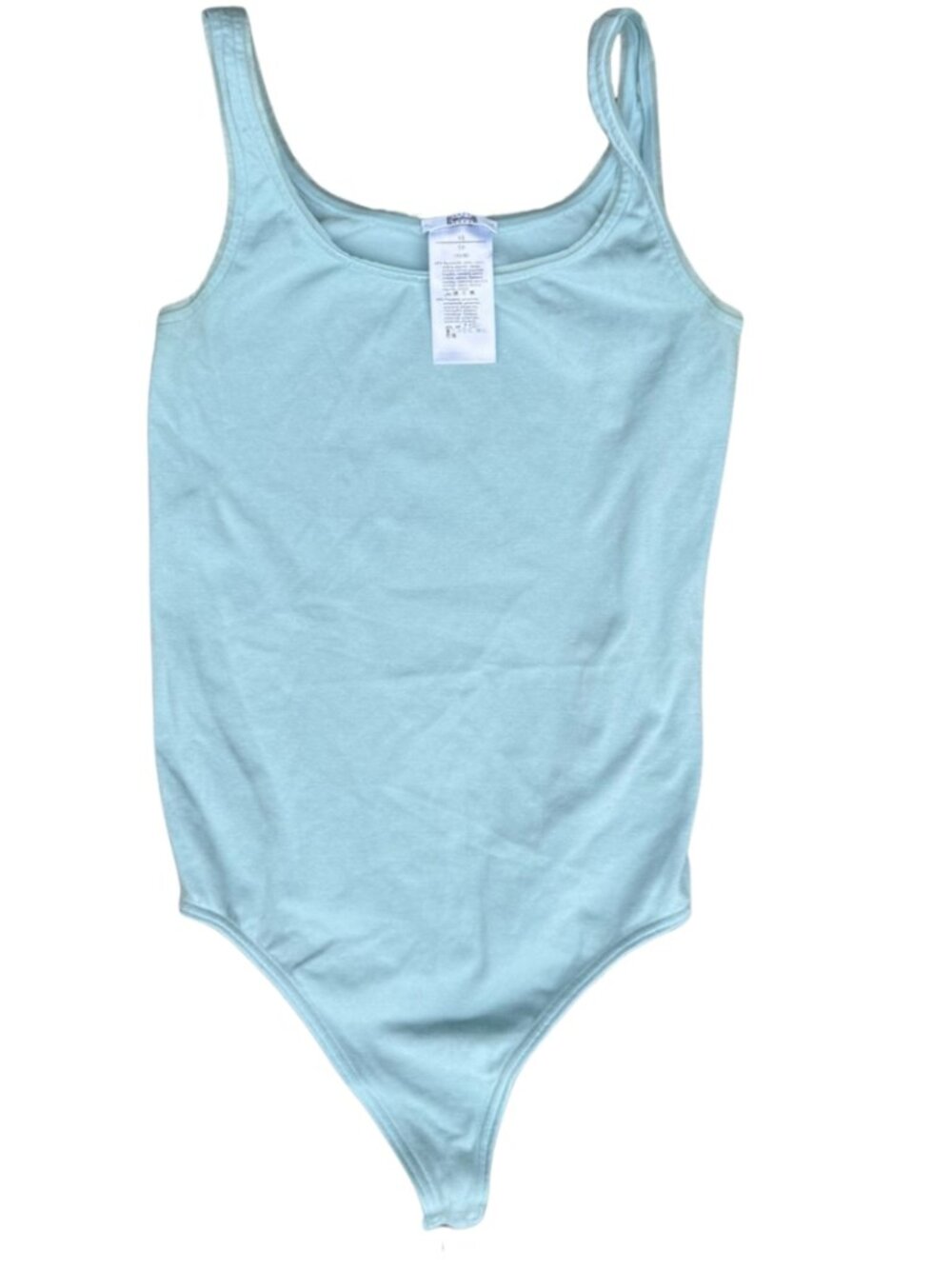 Wolford Jamaika String Bodysuit in Robin's Egg Blue Size XS